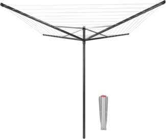 Brabantia Wäscheleine für den Außenbereich, anthrazit, 50 m