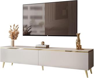 Lookway Lowboard AURORA Kaschmir Hängende TV-Schrank oder auf Beinen 180 cm