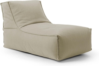 mokebo Sitzsack Der Sundowner (für drinnen & draußen), Bean Bag Outdoor für Kinder & Erwachsene, Gartenliege in Natur
