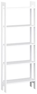 Bücherregal R651 Standregal 62x24x165,5cm weiß