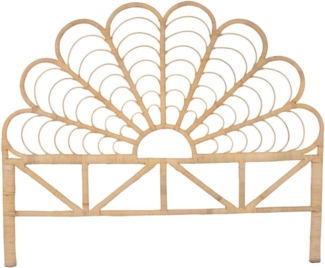Vente-unique - Bettkopfteil - Rattan - 160 cm - Naturfarben - FLOSIA