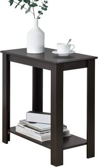 Beistelltisch Chur 60 x 30 x 61,3 cm braun en. casa