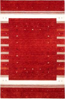 Morgenland Gabbeh Teppich - Loribaft Indus - 303 x 203 cm - rot