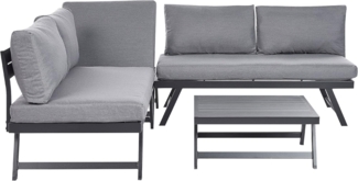 Lounge Set COCCORINO Metall Grau