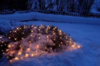 System LED "LED Lichternetz 2x1 m" 100 LED´s, warmweiß, IP44