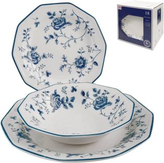 CHILL Service-Geschirr Tabelle 18 Ersatzearth Blue Rose