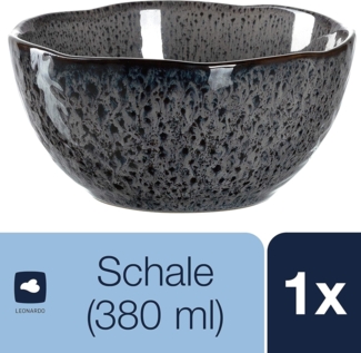 Leonardo MATERA Keramikschale klein 12 cm anthrazit