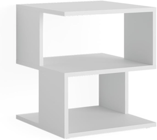 Vicco Couchtisch Marold, Weiß, 40 x 40 cm