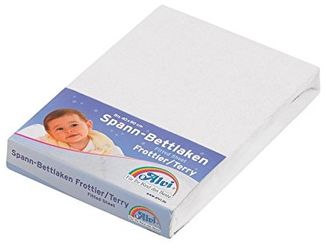 Alvi 93410 Spannlaken Frottier, weiß