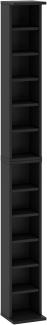 CD-Regal 1806 Standregal 21x20x183cm schwarz