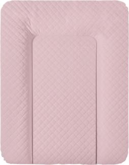 Ceba Baby Wickelauflage Wickelunterlage Wickeltischauflage 80x75 cm, 50x70 cm, 70x75 cm Abwaschbar gesteppt - Pink 50x70 cm