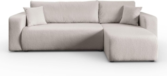 Lookway Ecksofa VESPO L – Moderne Wohnlandschaft in L-Form mit Schlaffunktion, 267x83x143 cm