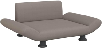 vidaXL Hundebett Taupe 70x45x28 cm Stoff