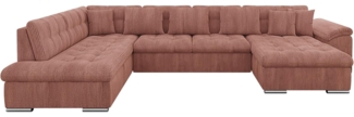 Ecksofa Niko Bis Cord (Farbe: Poso 29, Seite: Rechts)