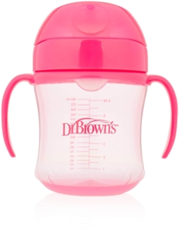 Dr. Browns Trinklernbecher Rosa 180 ml Rosa