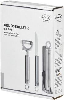 Rösle 13575 Gemüsehelfer-Set, Edelstahl