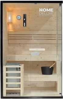 HOME DELUXE Traditionelle Sauna SHADOW M - 120 x 120 cm für 2 Personen