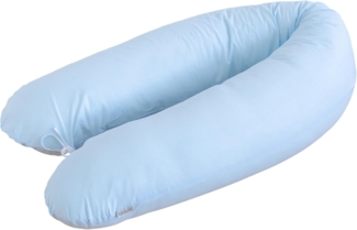 Loolay Seitenschläferkissen Classic BEIGE GRAU WEIß ROSA GELB BLAU Kissen Schwangerschaftskissen, multifunktionales Lagerungskissen M/L oder L/XL für Kinder Frauen und Männer, 170 o. 190 cm Standard Stillkissen inkl. 100% Baumwolle Bezug, LOOLAY® - 100...