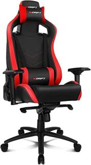 Bürostuhl DRIFT Gaming Bürosessel Computerstuhl Gaming-Sessel Armlehnen Schwarz/Rot