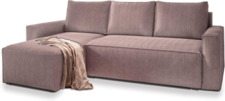 Masseno Ecksofa POTARO mit Schlaffunktion L-Form, Sofa mit Bettkasten