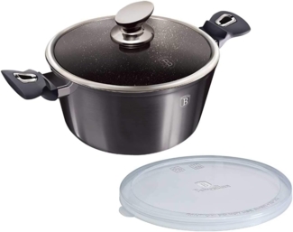 Berlinger Haus Berlinger Haus Topf mit Beschichtung Granit 2,5l 20cm Carbon Pro BH6892
