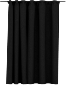 vidaXL Verdunkelungsvorhang mit Haken Leinenoptik Anthrazit 290x245 cm 321167