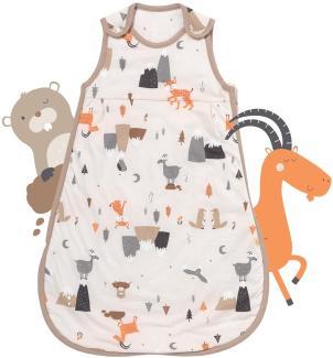 schlummersack Schlafsack Baby Sommer 70 cm dünn Bergtiere | Babyschlafsack Sommer 1. 0 Tog 1 Tog Baby Schlafsack Sommer | Sommer Schlafsack Baby Baumwolle Frühling