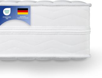 Träumegut24 - Orthopädische 16cm Kaltschaummatratze - 7-Zonen Matratze - Härtegrad H2 / H3 - ÖkoTex Rollmatratze (90 x 190 cm, H3)