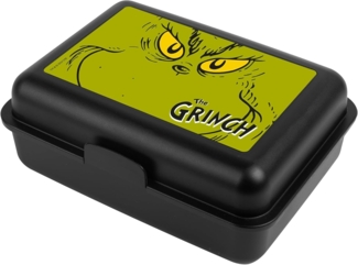 United Labels® Lunchbox The Grinch Gesicht mit Trennwand, Kunststoff (PP)