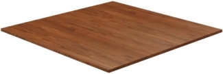vidaXL Tischplatte Quadratisch Dunkelbraun 90x90x1,5cm Eiche Behandelt 343019