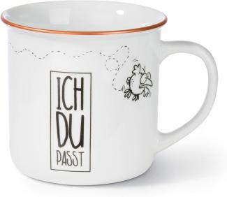 NICI 45039 Tasse Ich Du Passt, Porzellan