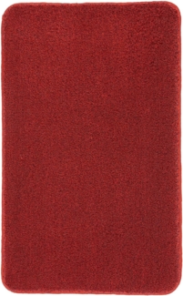 Kleine Wolke Badteppich Relax 60 x 100 cm Rubinrot 430257