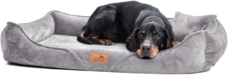 TYSON Orthopädisches Hundebett - 130x100cm, 06 Grau
