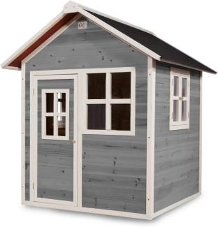 Exit Holz Spielhaus Loft 100 | Grau | 149 x 141 x 160 cm