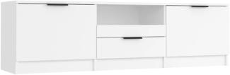 vidaXL TV-Schrank Weiß 140x35x40 cm Holzwerkstoff 811448