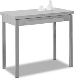 ASTIMESA Küchentisch, 90x50 cm, laminiert, grau
