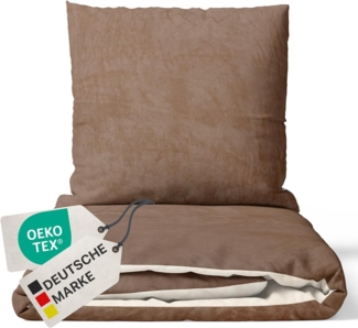 NYVI Bettwäsche Bettwäsche DreamScience Cashmere Touch, Microfaser, Wärmend, Perfekt für Winter, mit Reißverschluss