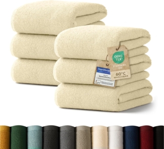 Blumtal Handtücher Premium Set, weich und saugstark in 50x100 cm, Frottee (6-St), in Premium Qualität 500 g/m²aus 100% Baumwolle