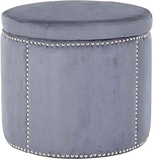 Safavieh Ottoman mit Ablage, Schaumstoff, immergrün, 55 x 55 x 48 cm