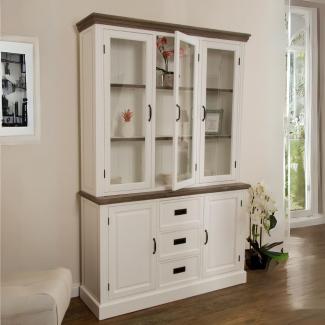 Sideboard ASIA Antik Weiß Shabby Chic ca. L140cm Mahagoni Kommode Schrank