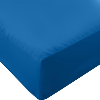 Utopia Bedding Queensize-Spannbettlaken, tiefe Taschen, weiche Mikrofaser, schrumpft und lichtbeständig, pflegeleicht, nur 1 Spannbetttuch, (Dusk Blue)