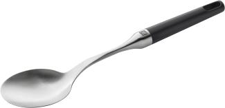 Zwilling 376140000 Twin Pure black Servierlöffel, Satinierter Edelstahl, spülmaschinengeeignet, 325 mm