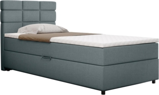 PANDA MÖBEL GmbH Boxbett Reve, 90x200, 100x200, 120x200, Boxbett mit Bettkast und Topper