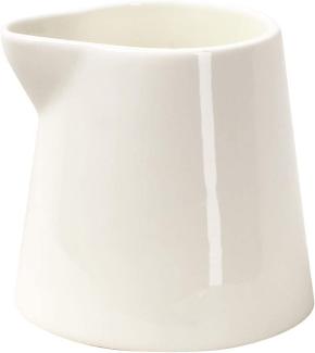 Dajar Welle-KUBIKO Milchkrug 130 ml, Porzellan, Weiß, 4. 5 x 5 x 6. 5 cm