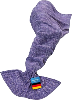 Wohndecke Meerjungfrau Kuscheldecke, Feluna, Wolldecke Flossen-Decke