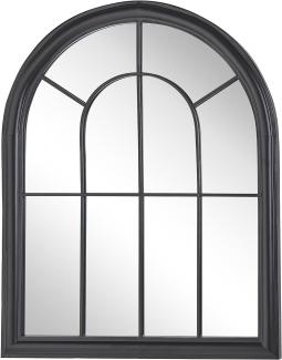 Wandspiegel EMBRY 69 cm 89 cm Metall Schwarz