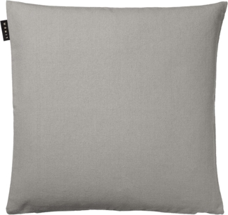 LINUM PEPPER Premium Kissenhülle für Dekokissen 50x50 cm, 100% Baumwolle, Maschinenwaschbar, Hellgrau