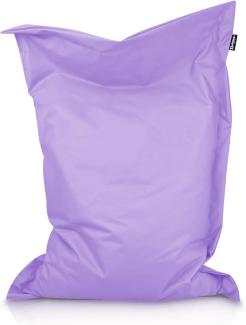 BuBiBag XXL Sitzsack, Outdoor Sitzsäcke für Kinder und Erwachsene, Bodenkissen Beanbag Fatboy wetterfest (Flieder 180x145 cm)