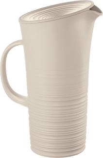 Guzzini Tierra Beige Karaffe mit Deckel 1,8 l