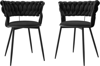 Stühl Muz DC-1141/BK (Farbe: 77-Schwarz, Schwarz)